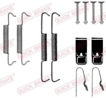 Accessory Kit, parking brake shoes